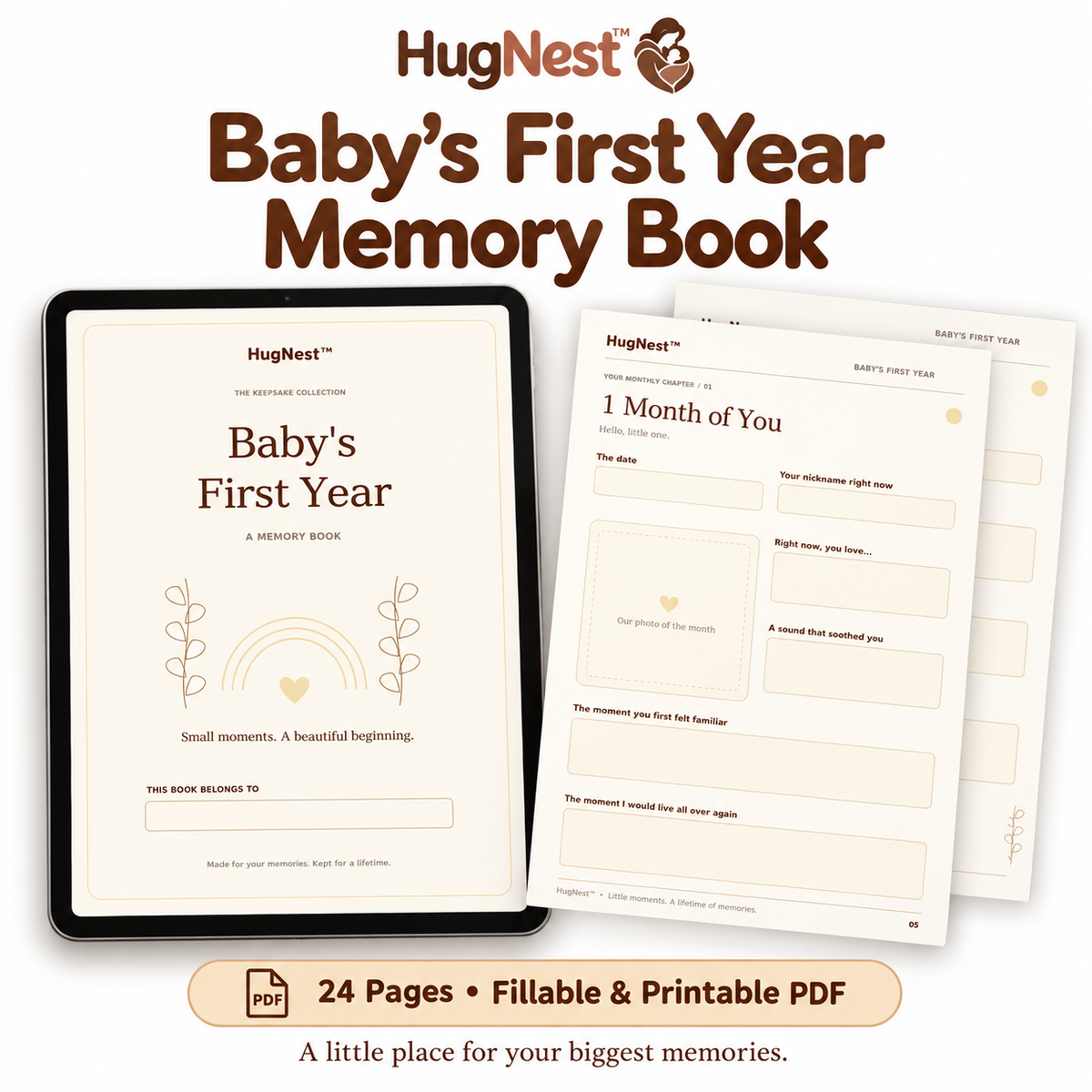 Baby’s First Year Memory Book