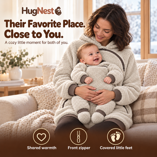 HugNest™ — Cozy Babywearing Hoodie