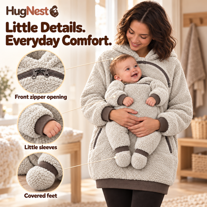 HugNest™ — Cozy Babywearing Hoodie