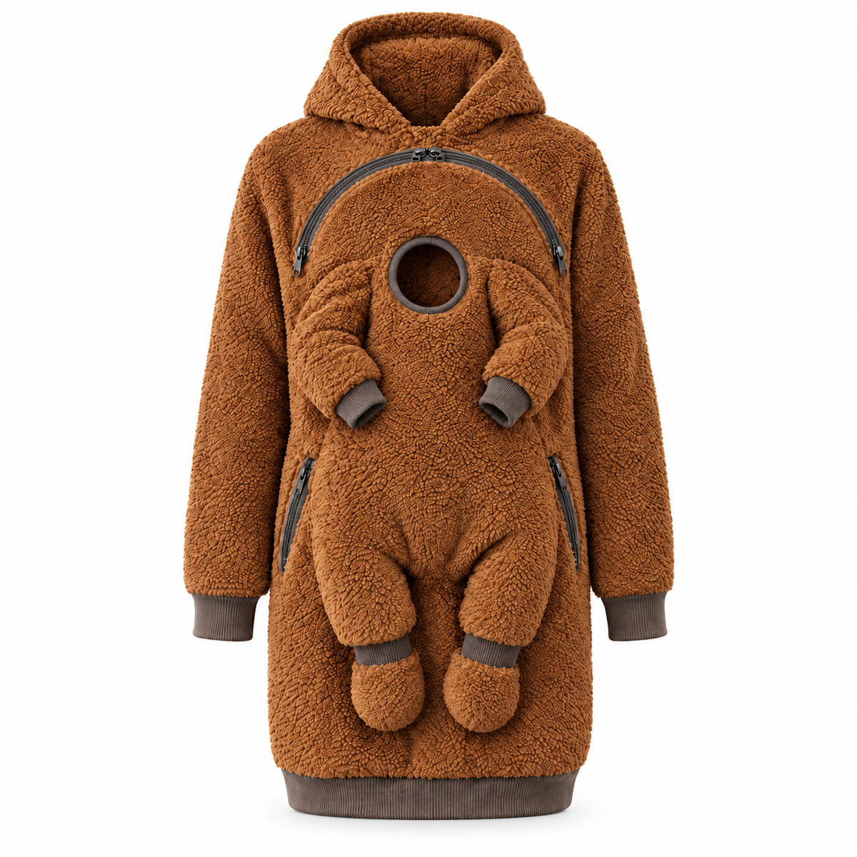 HugNest™ — Cozy Babywearing Hoodie
